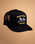 Wild Card Boxing Original Logo "It Ain't Easy" Trucker Hat - Black