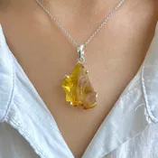 Amber Pendant-(AMB-P-103.)