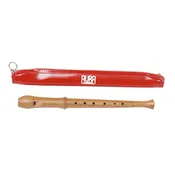 Aura Recorder German Fingering Unlacquered w/ Red Case