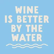 Cocktail Beach Funny Napkins | Wine Is Better By The Water