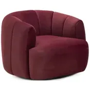 Jasmine Performance Velvet Swivel Accent Chair