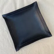 Black Border Stamp XL Hand Shaped Tray — Made Solid