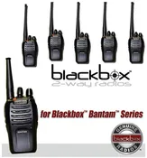 Blackbox Bantam Series UHF 4 Watt Handheld Two-Way Radio 6 Pack