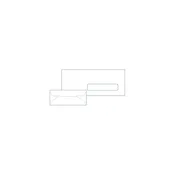 #10 Right Window Envelope, No Tint, Gummed Flap (Model # IH34-9159-B)