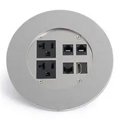 AP-MOI-PWR2-COMM4 2 single rec., 4 openings for COMM