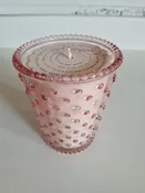 K HALL HOBNAIL CANDLE
