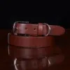 No. 1 Leather Belt - Brown Italian Bridle Leather | Col. Littleton