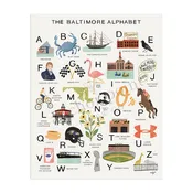 Baltimore Alphabet Digital Download Art Print