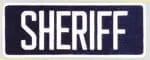 4″ X 11″ Sheriff Department Back Patch
