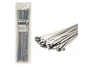 Kable Kontrol™ Stainless Steel Metal Zip Ties - 21" Long - 200 Lbs Tensile Strength - 100 pcs / Pack