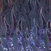 Admire Sequin Mesh – Navy / Navy