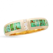 Carico Lake Turquoise Rio Ring