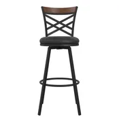DHP Lesley Swivel Barstool
