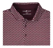 Horn Legend Maroon Bulldog Men's Short Sleeve Polo