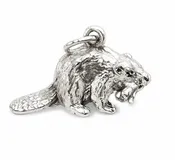 Beaver w/Stick in Mouth Charm
