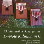 33 Intermediate Songs BOOK for the 17-Note Kalimba in C