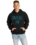 Duval AF Hoodie Black/Teal