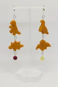 Dinosaur Nugget Earrings
