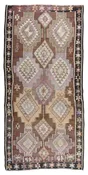Vintage Kilim Wool Rug 5'3''x10'8''