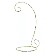 12 Inch Twisted Gold Ornament Stand