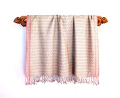 Geometric Woven Wool Shawl