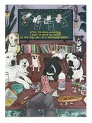 After I'm done snacking, I have to show my hands to the dog like I'm a black jack dealer |  1000 piece soft touch Jigsaw Puzzle