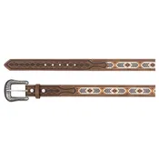 ARENA ACE 2520791601 BOYS BELT TAN W/SOUTHWESTERN RIBBON