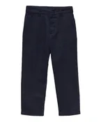 Boy's Navy Uniform Twill Pants Flat Front Pants 5-16