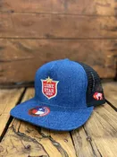 Lone Star Beer Blue Denim with Black Mesh Cap