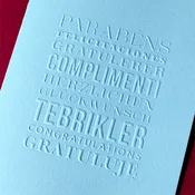 'Congratulations' Greeting Card