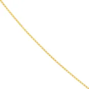 0.55mm Box Chain with Spring Ring and Q-Tag