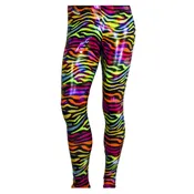 80's Heavy Metal Shiny Zebra Pants