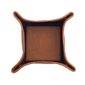 Campaign Leather & Waxed Canvas Desk Caddy