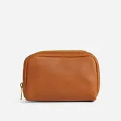 Bizu Full-Grain Leather Travel Pouch