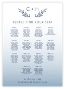 Seating Chart - Greenery 17