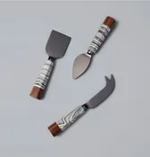 Artist Marble and Wood with Onyx Cheese Set — The Wardrobe & More - A Coconut Grove Concept Shop