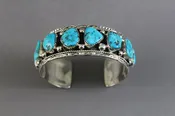 Vintage Style Sleeping Beauty Cuff