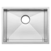 22.5" Ticor E0663 Pacific Series 16-Gauge Stainless Steel Undermount Single Basi