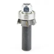 4 Wing Single Bevel Trim Cutter Assembly | 15°x 1" Dia x 1⁄4 x 1⁄2 Shank | 47406