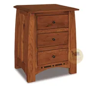 Briscoe County 3 Drawer Nightstand
