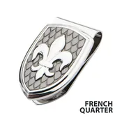 Carbon fiber and Fleur De Lis Money Clip