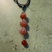 Fire Agate - Beaded Necklace