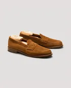 5735F Unlined Penny Loafer in Snuff Suede, Van Last