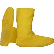 12" Ironwear Latex Hazmat Booties - 50mm - Yellow