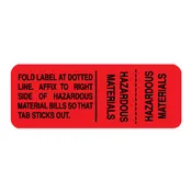 0.75″ x 2″ Hazardous Material Shipping Paper Tab
