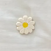 Ceramic Daisy Magnet - SMO