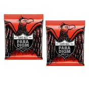 2 PACK Ernie Ball 2015 Paradigm Electric Guitar String Skinny Top Heavy Bottom (10-52)