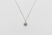 0.75Ct Lab Grown Round Brilliant Diamond Bezel Pendant