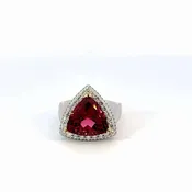 5.28 Ct Pink Maine Tourmaline Ring