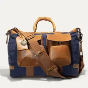 Canvas + Leather Travel Duffle